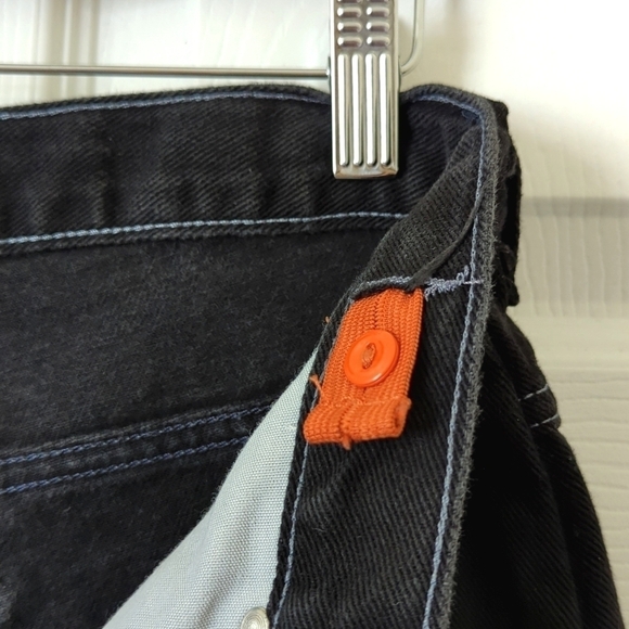 Lee 90's Vintage Classic High Waisted Relaxed Straight Leg Denim Jeans Black 16 - Picture 8 of 16